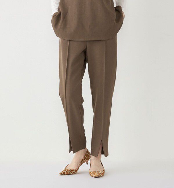 SHIPS Colors 「SHIPS Colors:〈手洗い可能〉ピンタック フロントスリット パンツ」|その他|