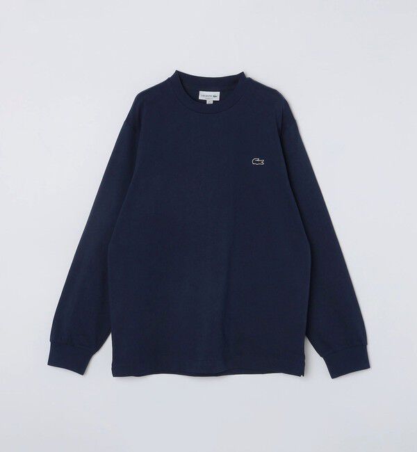 SHIPS「LACOSTE: TH5583 ベーシック ロングスリーブ Tシャツ」|Tシャツ・カットソー|ネイビー
