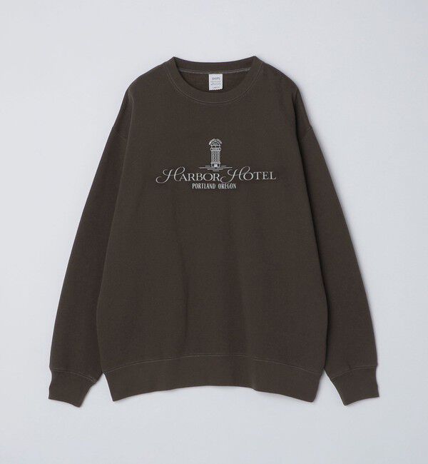 SHIPS「SHIPS: コットン ポリエステル プリント ライト クルーネック スウェット」|スウェット・ジャージ|