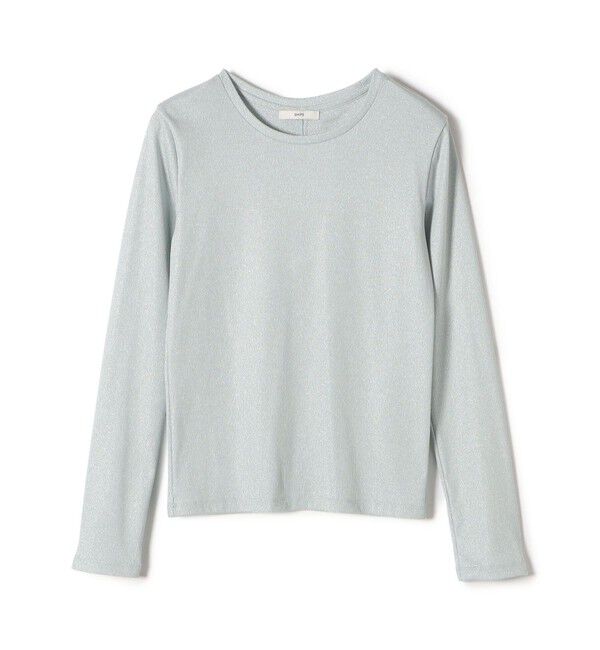 SHIPS for women「〈洗濯機可能〉シャイニー ストレッチ クルーネック カットソー」|Tシャツ・カットソー|