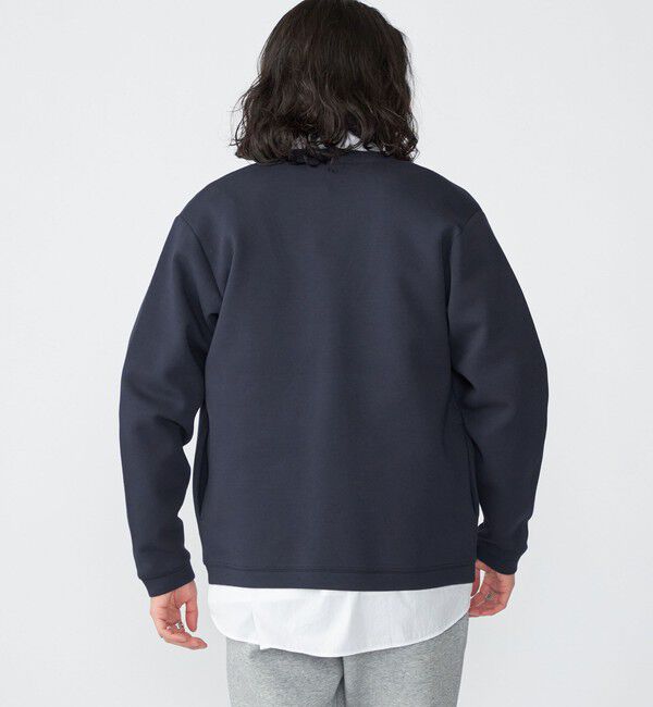 SHIPS「【WEB限定】SHIPS: ガスコットン ダブルニット 1ボタン カーディガン (セットアップ対応)」|カーディガン|