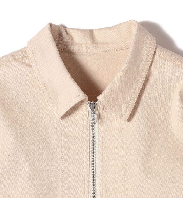 SHIPS Colors 「SHIPS Colors:〈洗濯機可能〉カラーデニム ジップアップ ブルゾン」|デニムジャケット|