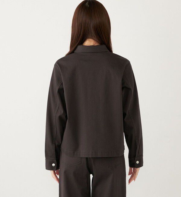 SHIPS Colors 「SHIPS Colors:〈洗濯機可能〉カラーデニム ジップアップ ブルゾン」|デニムジャケット|