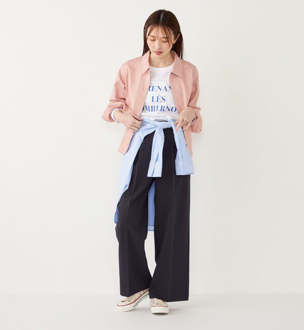 SHIPS Colors 「SHIPS Colors:〈洗濯機可能〉カラーデニム ジップアップ ブルゾン」|デニムジャケット|