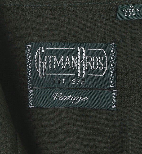 SHIPS「Gitman Vintage: CAMP DOBBY SS」|シャツ・ブラウス|