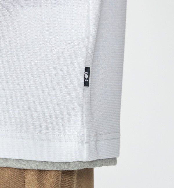 SHIPS「SHIPS: キー ネック フェイクレイヤード Tシャツ」|Tシャツ・カットソー|