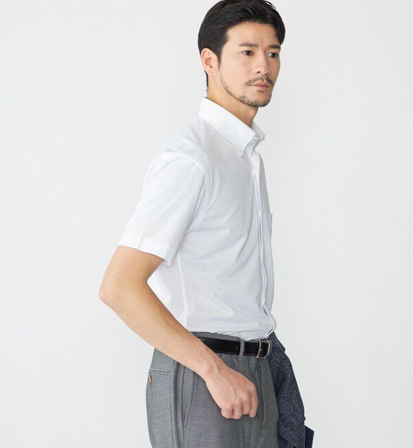 SHIPS「SHIPS: COOLMAX(R) ジャージー ショートスリーブ シャツ」|シャツ・ブラウス|