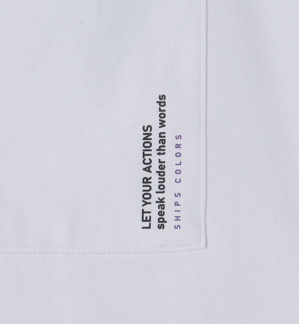 SHIPS Colors 「《追加予約》SHIPS Colors:〈紫外線防止・遮熱・速乾〉ラッシュガード Tシャツ◆」|Tシャツ・カットソー|