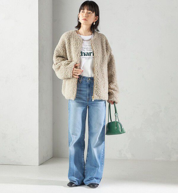 SHIPS for women「Levi&rsquo;s:RIBCAGE WIDE LEG」|デニム|