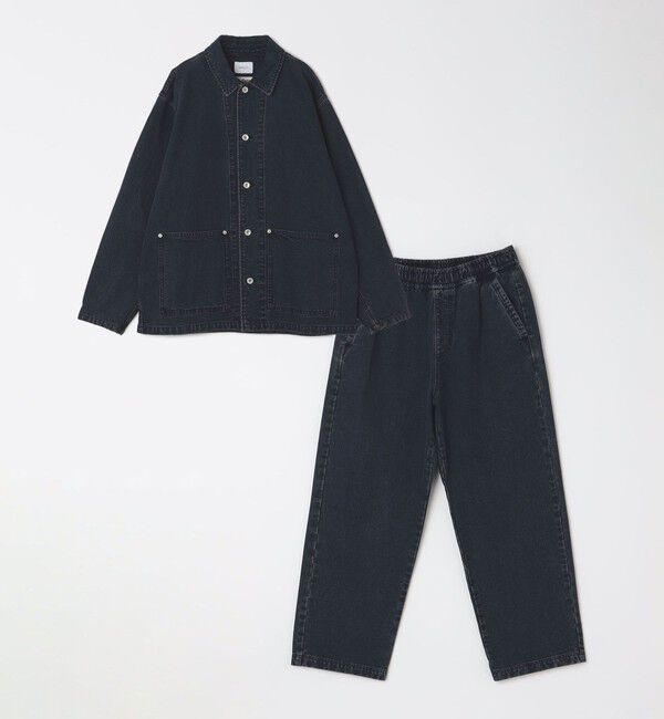 SHIPS any「SHIPS any: Cone Denim キャンバス デニム カバーオール (セットアップ対応)◇」|デニムジャケット|