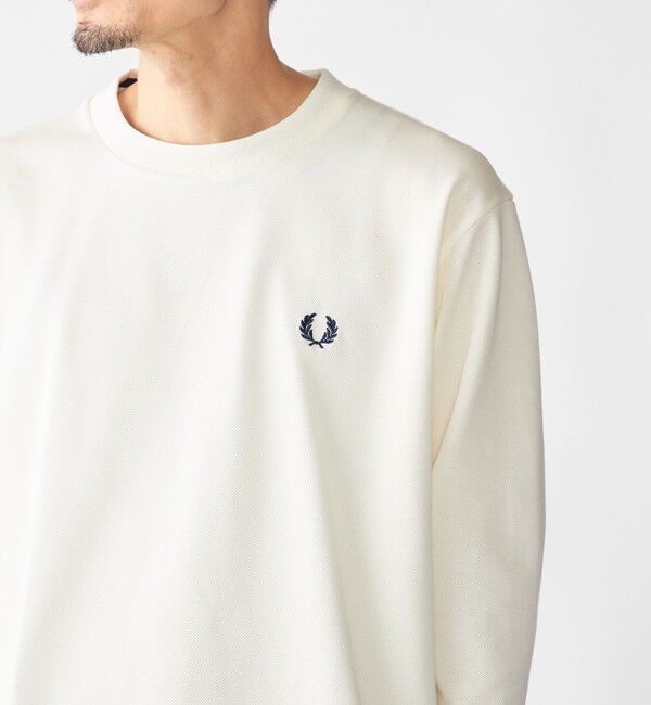 SHIPS「【SHIPS別注】FRED PERRY: ピケ ロングスリーブ T シャツ」|Tシャツ・カットソー|