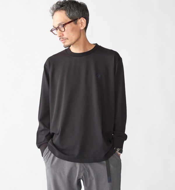 SHIPS「【SHIPS別注】FRED PERRY: ピケ ロングスリーブ T シャツ」|Tシャツ・カットソー|