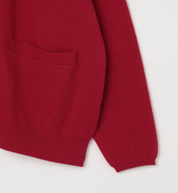 SHIPS any「SHIPS any:〈手洗い可能〉ハイゲージ ミラノリブ ブラッシュド ニット ポロ カーディガン◇」|カーディガン|