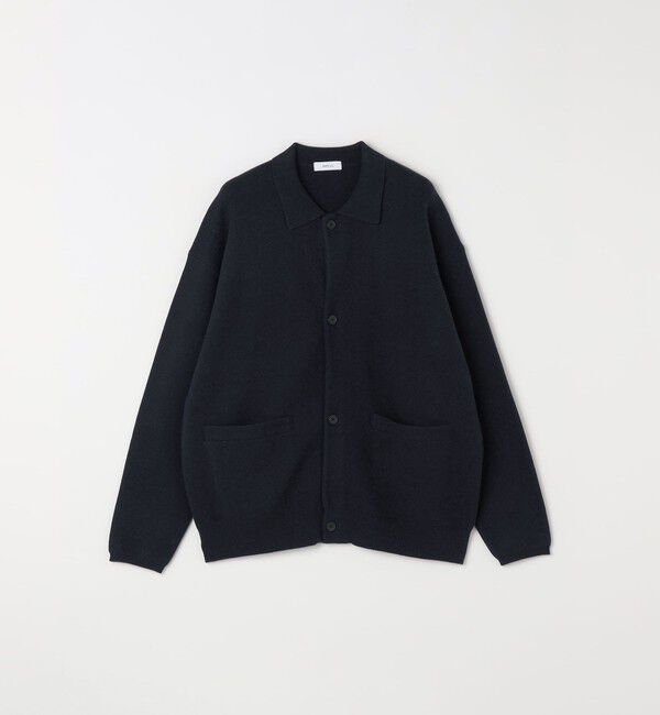 SHIPS any「SHIPS any:〈手洗い可能〉ハイゲージ ミラノリブ ブラッシュド ニット ポロ カーディガン◇」|カーディガン|