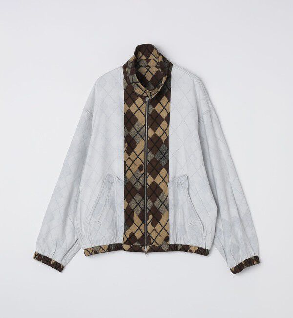 SHIPS「NOMARHYTHM TEXTILE: ARGYLE BLOUSON」|ブルゾン・スタジャン|