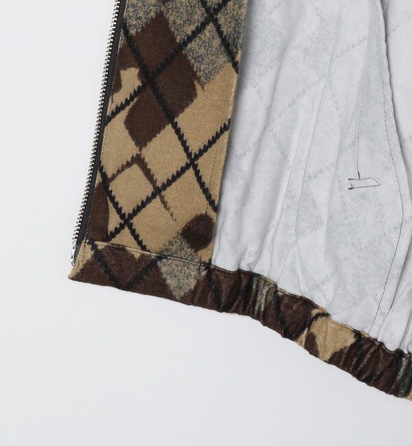 SHIPS「NOMARHYTHM TEXTILE: ARGYLE BLOUSON」|ブルゾン・スタジャン|