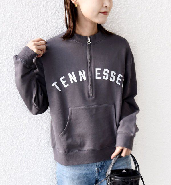 SHIPS for women「【SHIPS別注】TENNESSEE:〈洗濯機可能〉ハーフ ジップ スウェット」|スウェット・ジャージ|