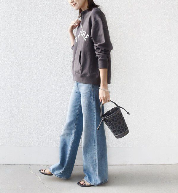 SHIPS for women「【SHIPS別注】TENNESSEE:〈洗濯機可能〉ハーフ ジップ スウェット」|スウェット・ジャージ|