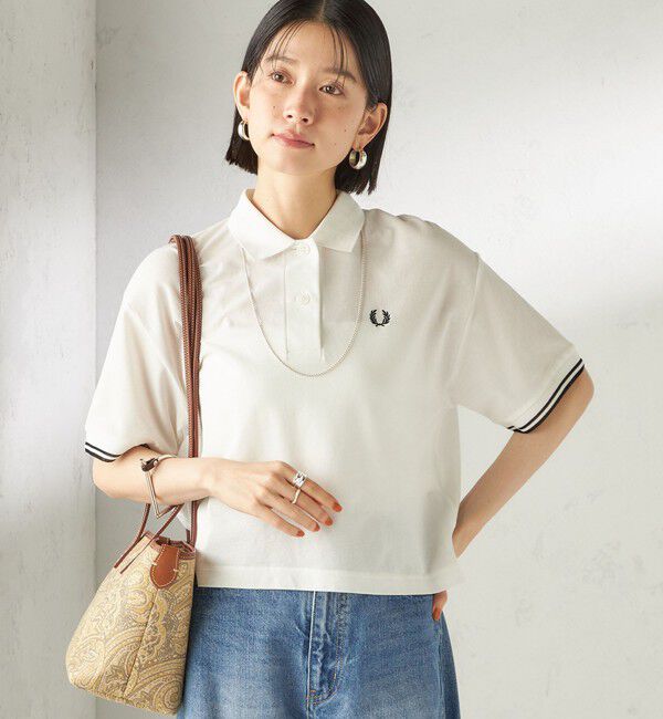 SHIPS for women「《予約》FRED PERRY:G2174SHEER TIPPED POLO」|ポロシャツ|