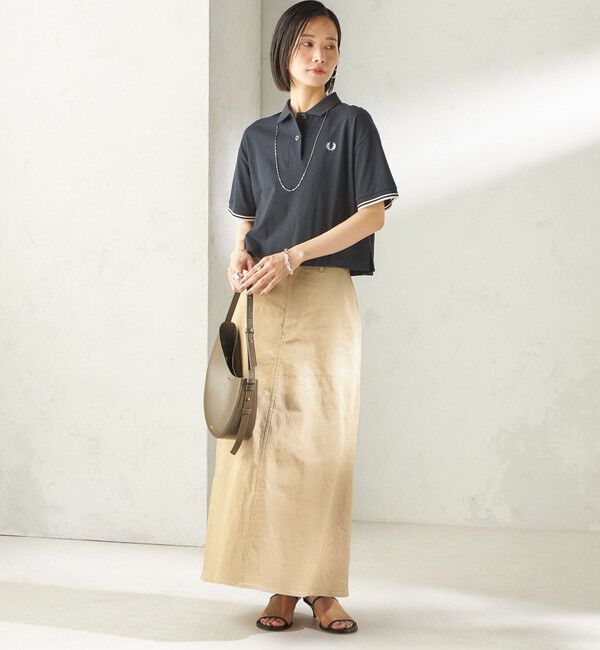 SHIPS for women「《予約》FRED PERRY:G2174SHEER TIPPED POLO」|ポロシャツ|