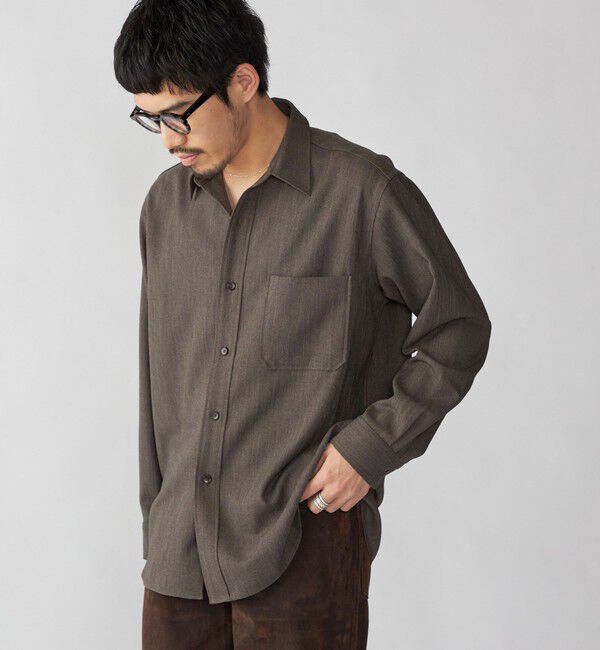 SHIPS「SHIPS: ハイブリッド ツイル シャツ アウター」|シャツ・ブラウス|