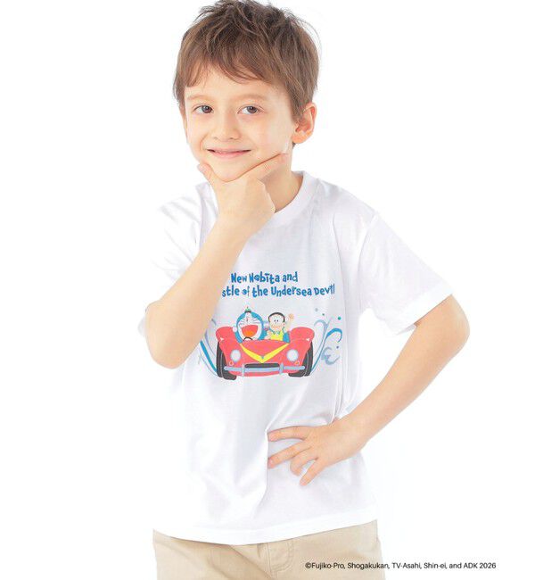 SHIPS KIDS「SHIPS KIDS:100～130m /＜映画ドラえもん 新・のび太の海底鬼岩城＞ Tシャツ」|Tシャツ・カットソー|ホワイト