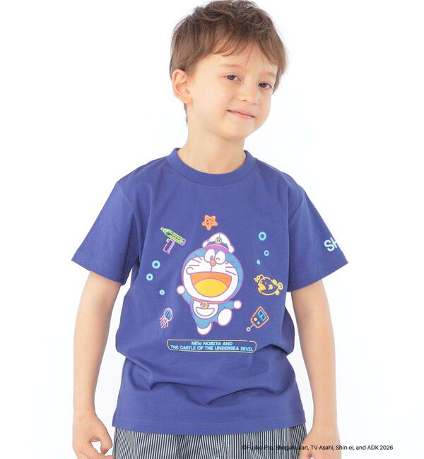 SHIPS KIDS「SHIPS KIDS:100～130m /＜映画ドラえもん 新・のび太の海底鬼岩城＞ Tシャツ」|Tシャツ・カットソー|