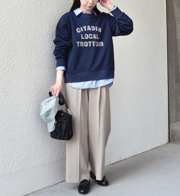 SHIPS Colors 「《予約》SHIPS Colors:〈洗濯機可能〉サガラ 刺繍 スウェット◆」|スウェット・ジャージ|