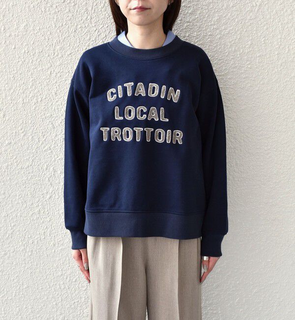 SHIPS Colors 「《予約》SHIPS Colors:〈洗濯機可能〉サガラ 刺繍 スウェット◆」|スウェット・ジャージ|