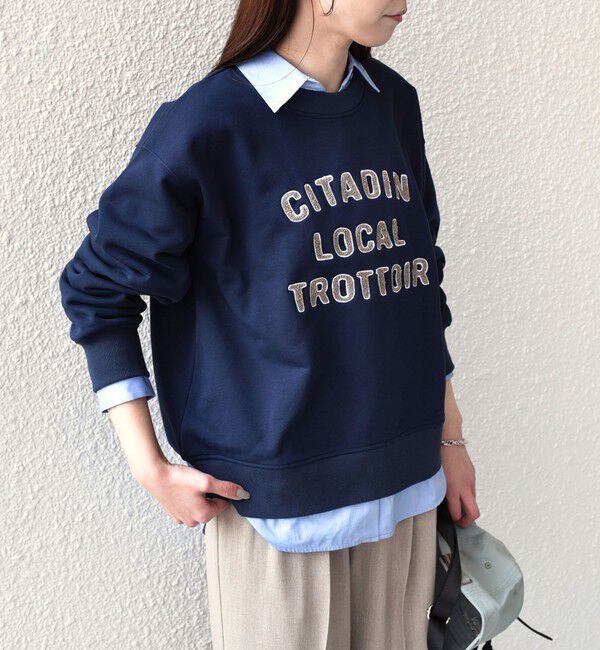 SHIPS Colors 「《予約》SHIPS Colors:〈洗濯機可能〉サガラ 刺繍 スウェット◆」|スウェット・ジャージ|