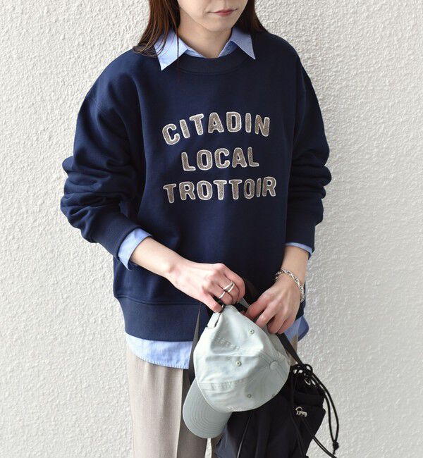 SHIPS Colors 「《予約》SHIPS Colors:〈洗濯機可能〉サガラ 刺繍 スウェット◆」|スウェット・ジャージ|