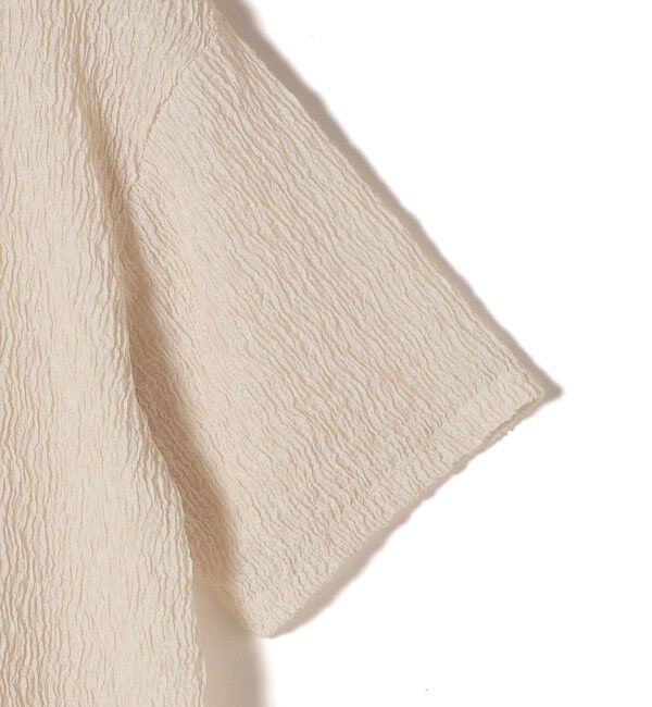 SHIPS for women「《予約》〈手洗い可能〉ランダム ブルーゼ 5分袖 プルオーバー」|Tシャツ・カットソー|