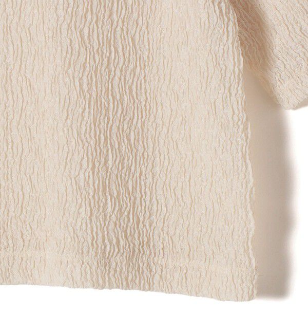 SHIPS for women「《予約》〈手洗い可能〉ランダム ブルーゼ 5分袖 プルオーバー」|Tシャツ・カットソー|