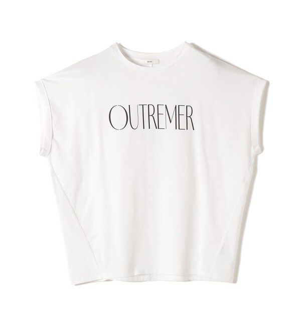 SHIPS for women「《予約》メルティ コットン プリント ロゴ ショート スリーブ Tシャツ」|Tシャツ・カットソー|