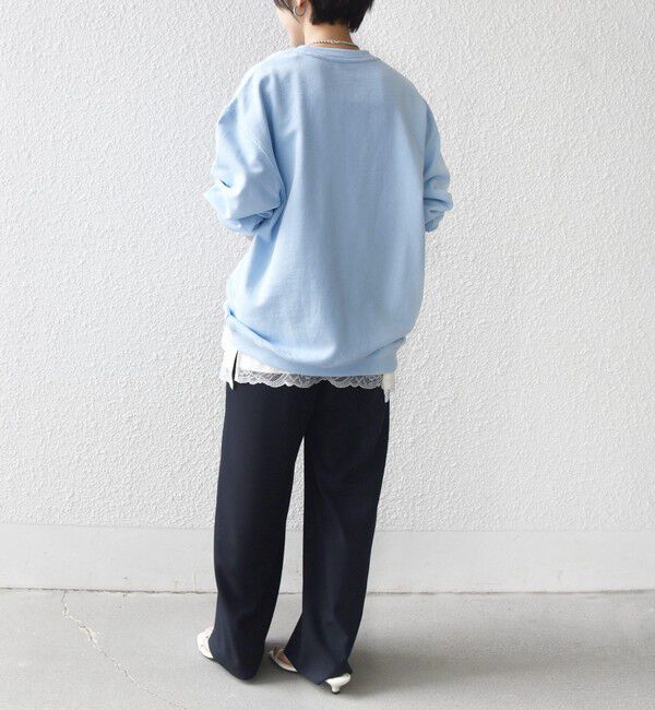 SHIPS for women「【WEB限定】SHIPS ラウンド ロゴ 刺繍 スウェット」|スウェット・ジャージ|