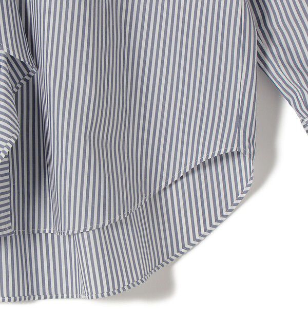 SHIPS for women「《予約》〈手洗い可能〉パール モチーフ ボタン フリル ブラウス」|シャツ・ブラウス|