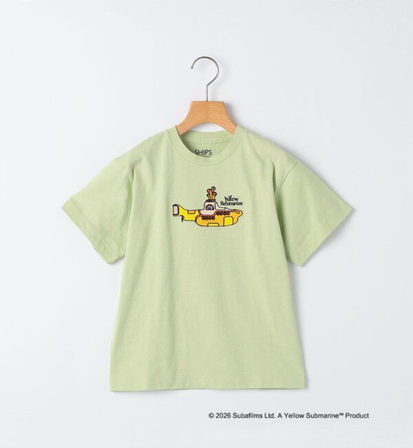 SHIPS KIDS「SHIPS KIDS:80～90cm /【THE BEATLES（ザ・ビートルズ）】半袖 Tシャツ」|Tシャツ・カットソー|ライトグリーン
