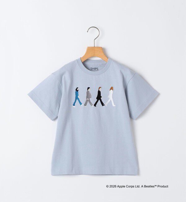 SHIPS KIDS「SHIPS KIDS:80～90cm /【THE BEATLES（ザ・ビートルズ）】半袖 Tシャツ」|Tシャツ・カットソー|ライトブルー