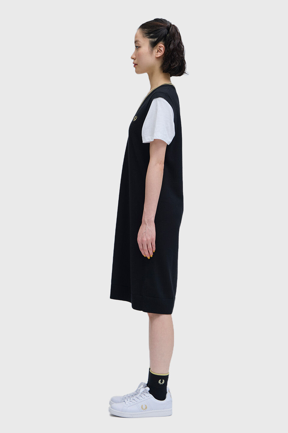 FRED PERRY 「Tipped Knitted Tank Dress」|ワンピース|