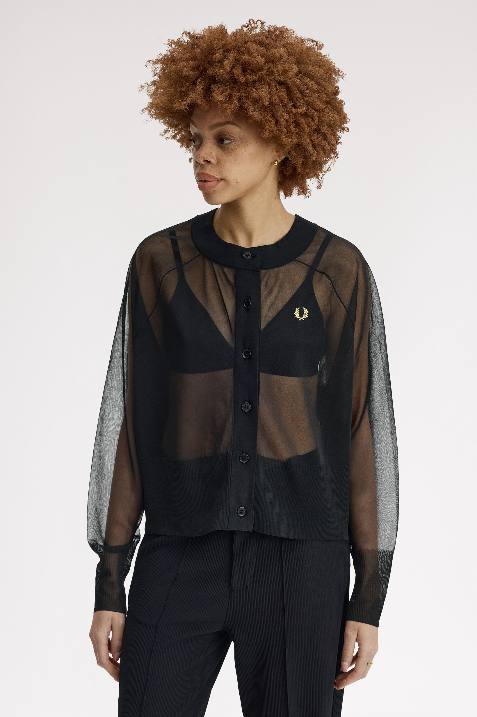 FRED PERRY 「Sheer Cardigan」|カーディガン|