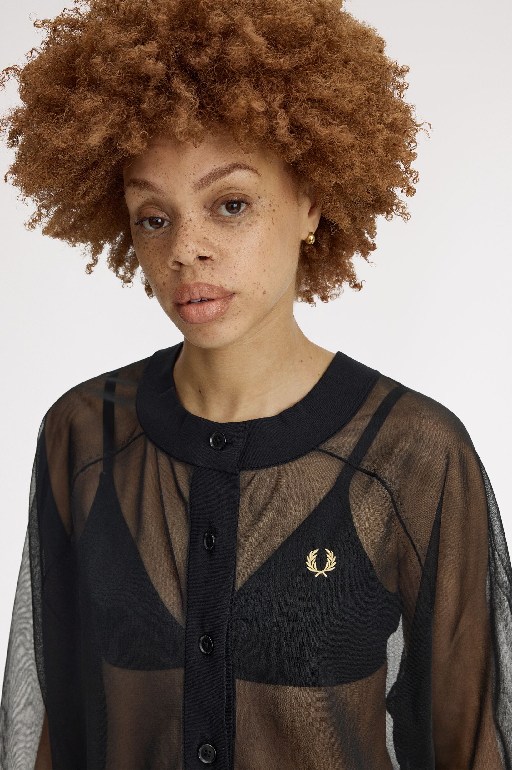 FRED PERRY 「Sheer Cardigan」|カーディガン|