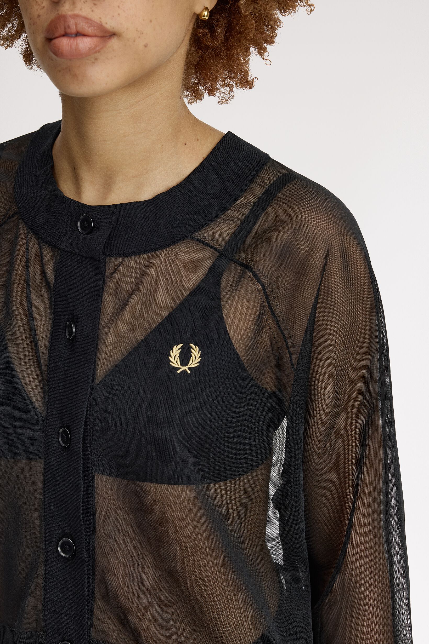 FRED PERRY 「Sheer Cardigan」|カーディガン|