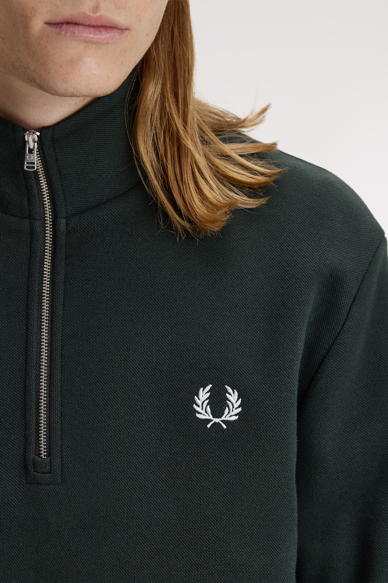 FRED PERRY 「Twisted Stripe Tape Half Zip Sweatshirt」|スウェット・ジャージ|