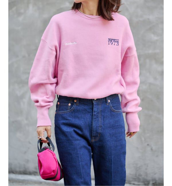 OUTDOOR PRODUCTS Usual Things「≪予約 追加≫ロゴシシュウスウェットライクニット」|ニット・セーター|