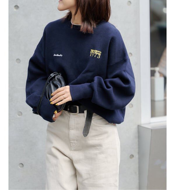 OUTDOOR PRODUCTS Usual Things「≪予約 追加≫ロゴシシュウスウェットライクニット」|ニット・セーター|