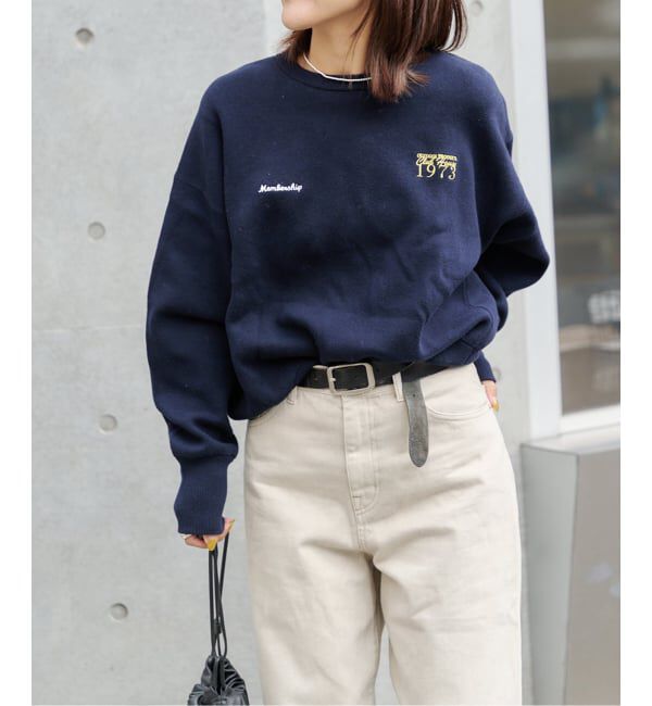 OUTDOOR PRODUCTS Usual Things「≪予約 追加≫ロゴシシュウスウェットライクニット」|ニット・セーター|