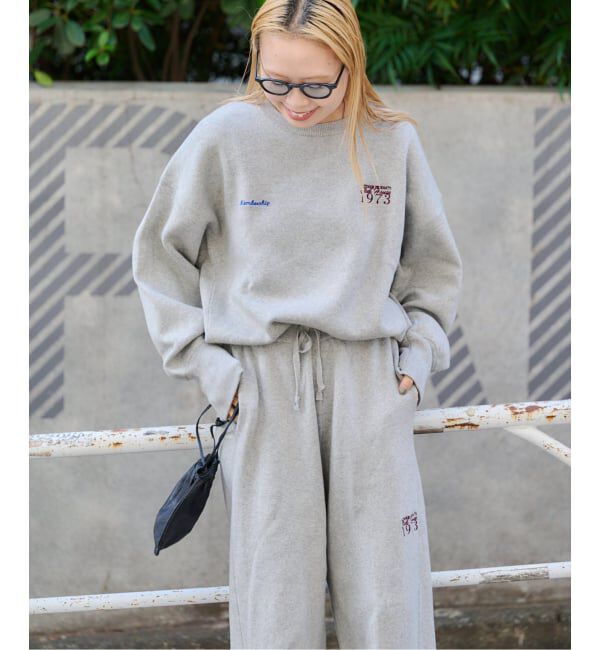 OUTDOOR PRODUCTS Usual Things「≪予約 追加≫ロゴシシュウスウェットライクニット」|ニット・セーター|