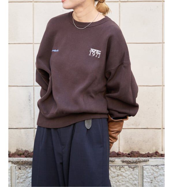 OUTDOOR PRODUCTS Usual Things「≪予約 追加≫ロゴシシュウスウェットライクニット」|ニット・セーター|