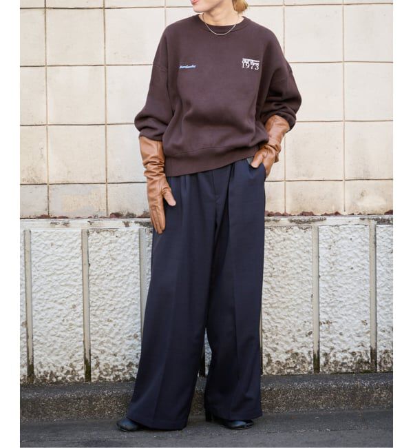 OUTDOOR PRODUCTS Usual Things「≪予約 追加≫ロゴシシュウスウェットライクニット」|ニット・セーター|