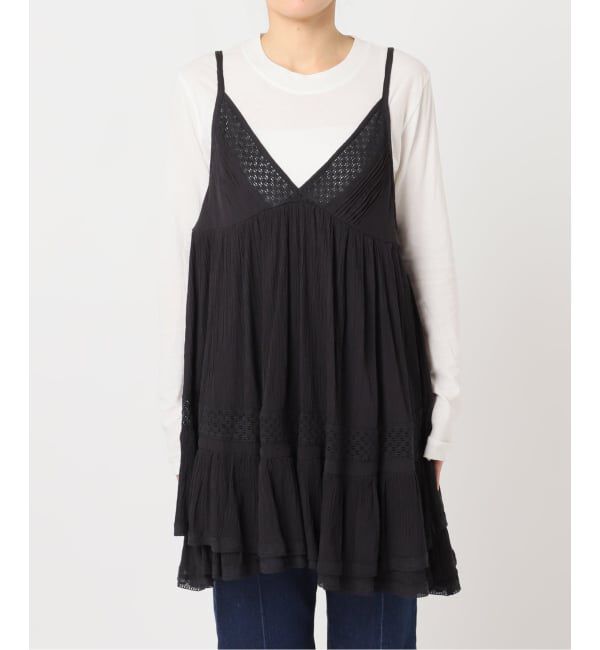 OUTDOOR PRODUCTS Usual Things「≪予約 追加≫コットンレーストリムキャミソール」|キャミソール|